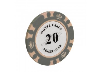 5 stuk Professionele Upscale Klei Casino Texas Poker Chips 14G waarde 20